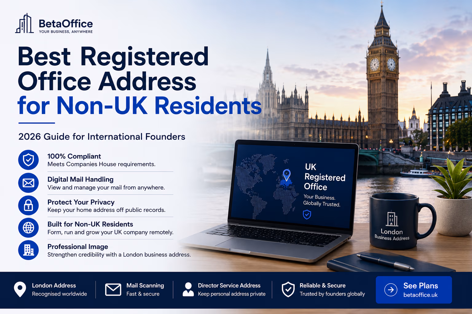 Best Registered Office Address for Non-UK Residents (2026 Guide)
