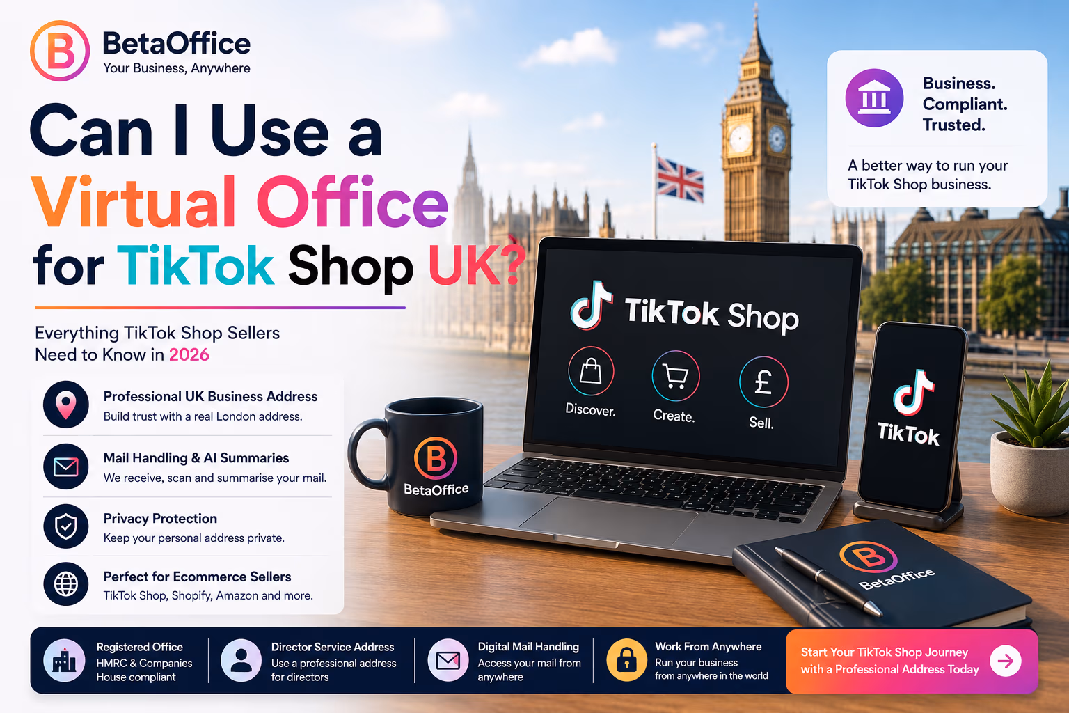 Can I Use a Virtual Office for TikTok Shop UK? (2026 Guide)
