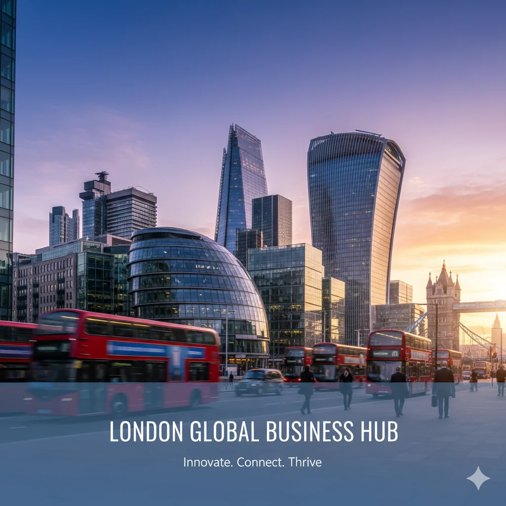 Modern London workspace